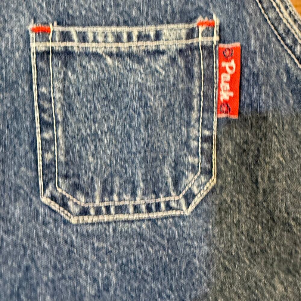 Disney Winnie the Pooh Tigger Denim Jumper Dress Womens L Walt Disney World - Picture 7 of 11